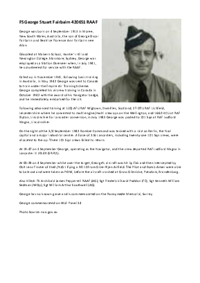 A preview of a PDF biography for Fairbairn, George Stuart